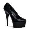Pleaser Shoes 6" Black Heel Platform Pump* 2 Pleaser Shoes 6" Black Heel Platform Pump*