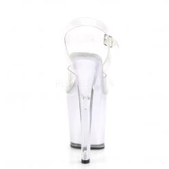 Pleaser 8" Heel Clear/Multi Color LED Illuminated Platforms* 9 Pleaser 8