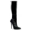 Devious 6" Plain Stretch Patent Leather Knee High Boot* 2 Devious 6" Plain Stretch Patent Leather Knee High Boot*