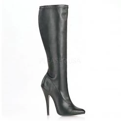 Devious 6" Plain Stretch Knee High Boot* Shoes