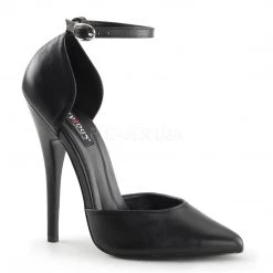 Devious 6" Leather Ankle Strap D'Orsay Pump*