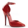 Devious 6" Red Patent Leather Ankle Strap D'Orsay Pump* Shoes