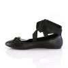 Demonia Black Vegan Leather Mary Jane Ballet Flats* Shoes