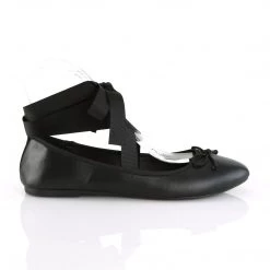 Demonia Black Vegan Leather Mary Jane Ballet Flats* Shoes
