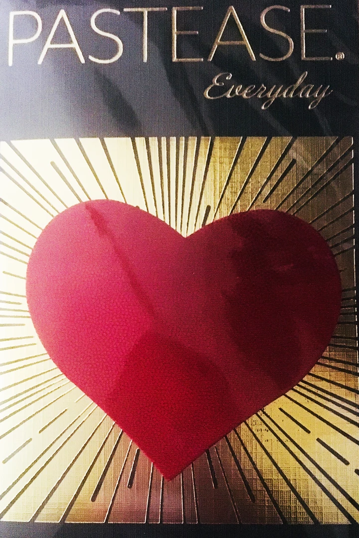 Pastease Accessories Everyday Reusable Liquid Red Heart Nipple Pasties 4 Pastease Accessories Everyday Reusable Liquid Red Heart Nipple Pasties