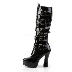 Pleaser 5" Heel Black Knee High Boots* Shoes