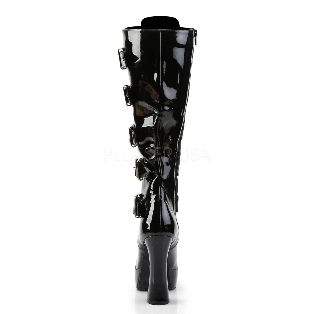 Pleaser 5" Heel Black Knee High Boots* Shoes 4 Pleaser 5" Heel Black Knee High Boots* Shoes