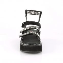 Demonia Black Vegan Leather 2