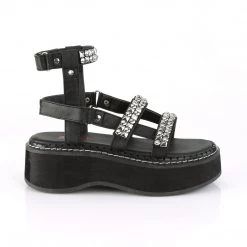 Demonia Black Vegan Leather 2