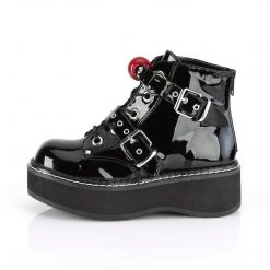 Demonia Black Patent Leather 2" Platform Ankle Boots* Shoes