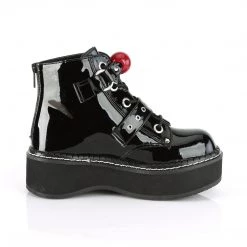 Demonia Black Patent Leather 2
