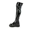 Demonia Shoes Black Patent Leather 2" Platform Boots*
