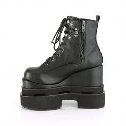 Demonia Black Vegan Leather 5" Platform Ankle Boots* Shoes