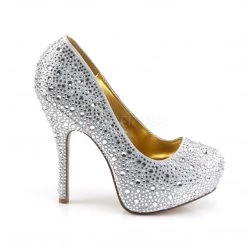 Fabulicious Silver Satin 5.25