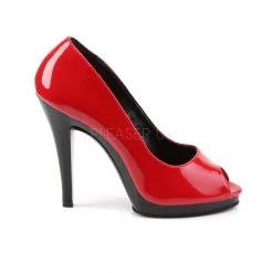 Fabulicious Shoes Red/Black 4.5