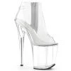 Pleaser Shoes 8" Heel Clear Ankle Boot* 2 Pleaser Shoes 8" Heel Clear Ankle Boot*