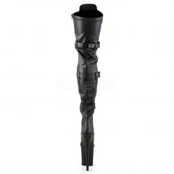 Pleaser 8" Black Platform Thigh High Boots* Shoes 8 Pleaser 8