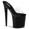 Pleaser 8" Clear Peep Toe Slide Stripper Heels* 2 Pleaser 8" Clear Peep Toe Slide Stripper Heels*
