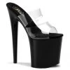 Pleaser Clear 8" Platform Slide Heels* Shoes