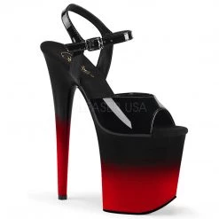 Pleaser Black/Red 8