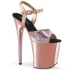 Pleaser Shoes Rose Gold 8" Ankle Strap Heels* 1 Pleaser Shoes Rose Gold 8" Ankle Strap Heels*