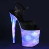 Pleaser Shoes 8" Heel Blue/Purple Faux Leather Platforms* 1 Pleaser Shoes 8" Heel Blue/Purple Faux Leather Platforms*