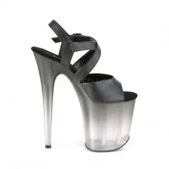 Pleaser 8" Stilleto Black Ankle Strap Sandal Platform Shoes* 9 Pleaser 8