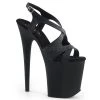 Pleaser 8" Black Sexy Faux Leather Heels* Shoes