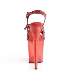 Pleaser 8" Red Glitter Stripper High Heels* 8 Pleaser 8