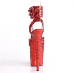 Pleaser 8" Red Glitter Heels* 8 Pleaser 8