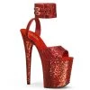 Pleaser 8" Red Glitter Heels* 1 Pleaser 8" Red Glitter Heels*