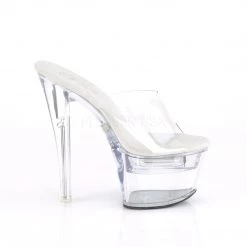 Pleaser Shoes 7" Clear LED Illuminated Stripper Heels*