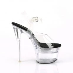 Pleaser Clear/Black 7
