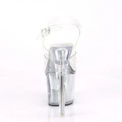Pleaser Shoes 7" Clear LED Illuminated Stripper Pumps* 9 Pleaser Shoes 7