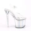 Pleaser Shoes 7" Clear LED Illuminated Stripper Pumps*