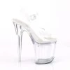 Pleaser Shoes Clear 8" LED Illuminated Heels*