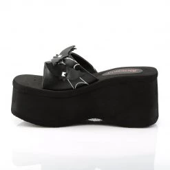 Demonia Shoes Black Vegan Leather 3.5
