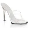 Fabulicious Clear Lucite 4.5" Heel Slide