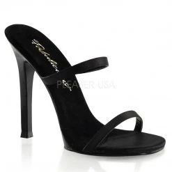 Fabulicious Black Satin 4.5