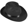 Roma Black Fedora Gangster Hat 2 Roma Black Fedora Gangster Hat