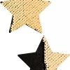 NevaNude Costumes Athena Gold & Black Sequin Star Nipple Pasties
