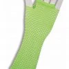 BL Brands Long Neon Green Fingerless Fishnet Gloves Glow In The Dark & Neon