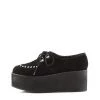 Demonia Black Vegan Suede 2.8" Platform Shoes* 1 Demonia Black Vegan Suede 2.8" Platform Shoes*