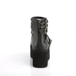 Demonia Black Vegan Leather 2.8