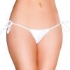 Roma White Micro G String Bottom