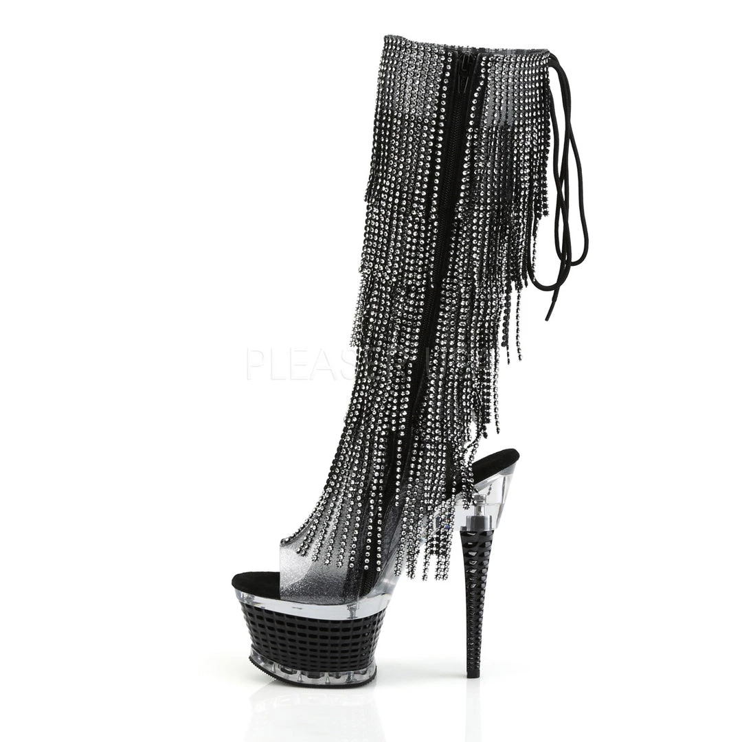 Pleaser 6" Heel Black Open Toe/Heel Platform Booties* Shoes 4 Pleaser 6" Heel Black Open Toe/Heel Platform Booties* Shoes