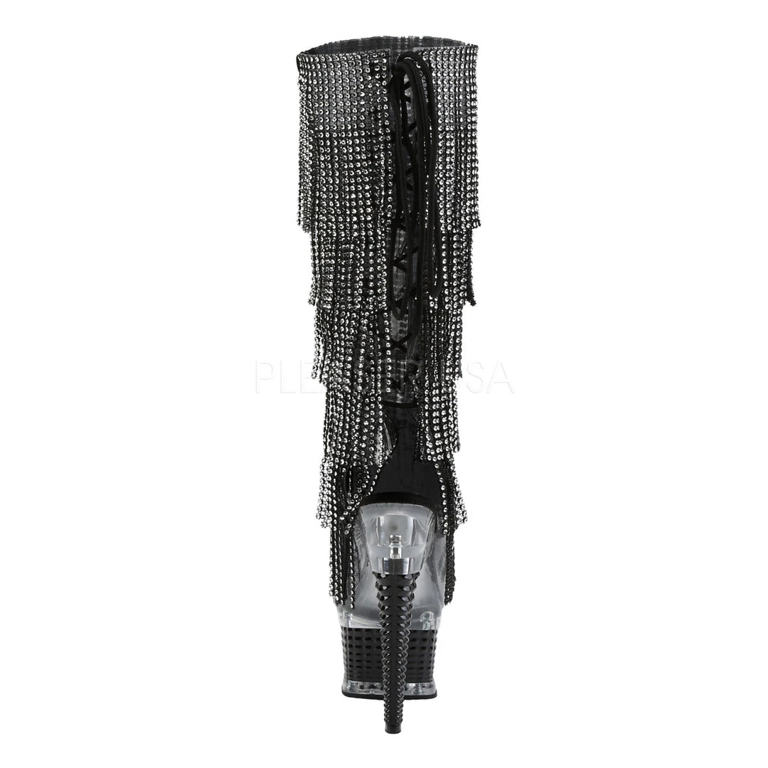 Pleaser 6" Heel Black Open Toe/Heel Platform Booties* Shoes 5 Pleaser 6" Heel Black Open Toe/Heel Platform Booties* Shoes