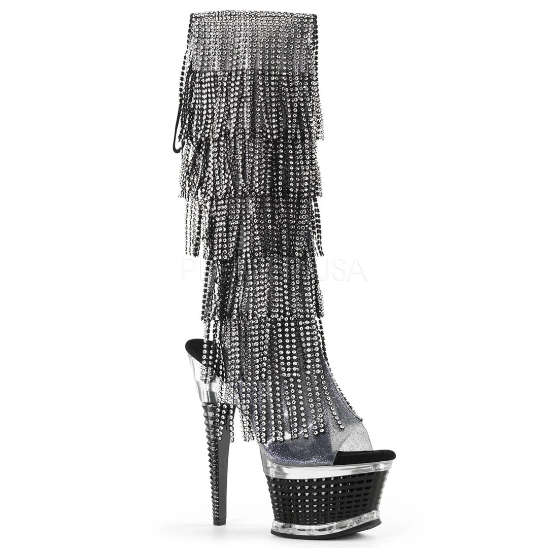 Pleaser 6" Heel Black Open Toe/Heel Platform Booties* Shoes 3 Pleaser 6" Heel Black Open Toe/Heel Platform Booties* Shoes