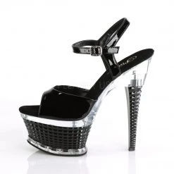 Pleaser Shoes 6.5" Black Ankle Strap Heels* 7 Pleaser Shoes 6.5