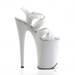 Pleaser Shoes White 9